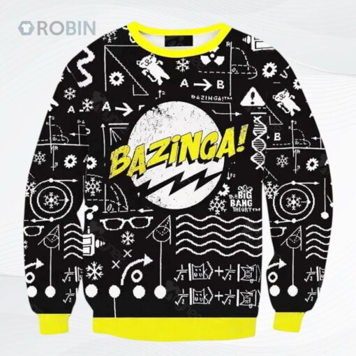 Bazinga Ugly Christmas Sweater