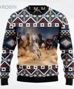 Beautiful Horses Womens Ugly Christmas Sweater, Sweatshirt