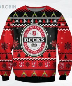 Becks Beer Ugly Christmas Sweater