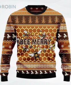 Bee Merry Womens Ugly Christmas Sweater