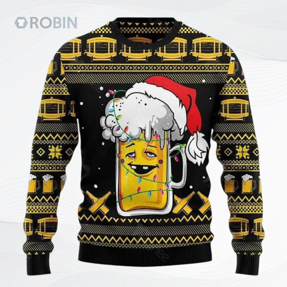 Beer Xmas Christmas Ugly Christmas Sweater, Sweatshirt Beer Xmas Christmas Ugly Christmas Sweater, Sweatshirt