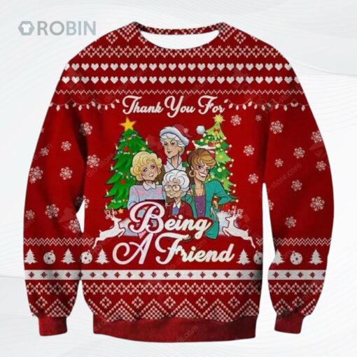 Being A Friend Ugly Christmas Sweater