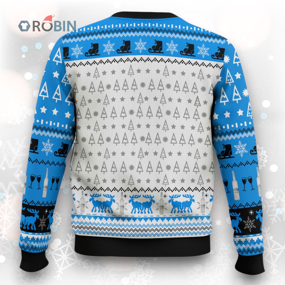 Belvedere Vodka 3D Printed Ugly Christmas Sweater Belvedere Vodka 3D Printed Ugly Christmas Sweater