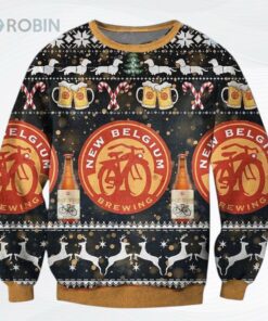 Belgim Brewing Beer Ugly Christmas Sweater, Sweatshirt