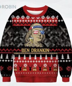 Ben Drankin For Ugly Christmas Sweater, Sweatshirt