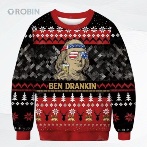 Ben Drankin For Ugly Christmas Sweater, Sweatshirt