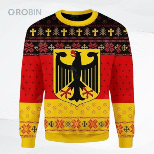 Berlin Coat Of Arms Ugly Christmas Sweater