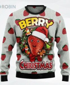 Berry Christmas Womens Ugly Christmas Sweater