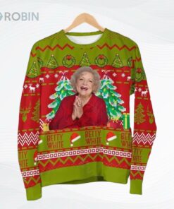 Betty White The Golden Girls Ugly Christmas Sweater