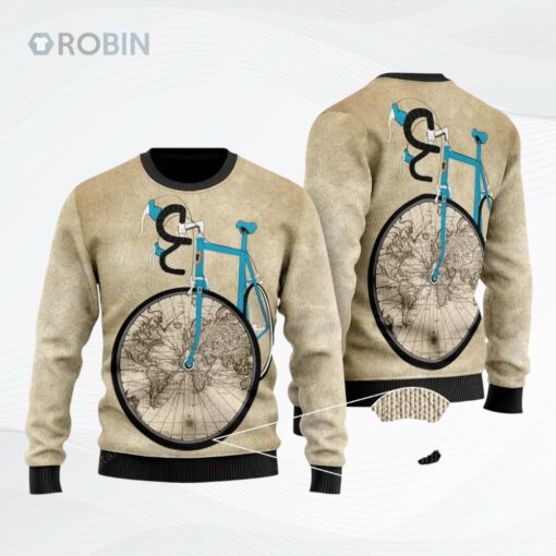 Bike Ugly Christmas Sweater