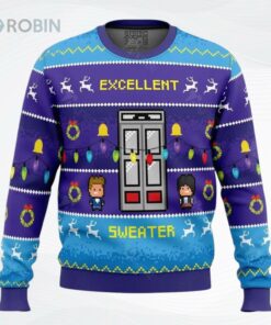 Bill And Ted Ugly Christmas Sweater