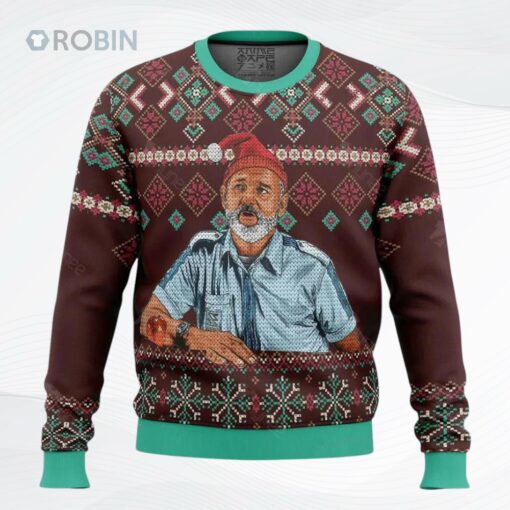 Bill Murray The Dead Dont Die Christmas Ugly Christmas Sweater