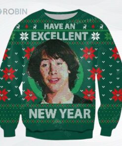 Bill Ted Is Excellent Adventure Ugly Christmas Sweater, Sweatshirt