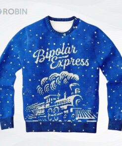 Bipolar Express Ugly Christmas Sweater