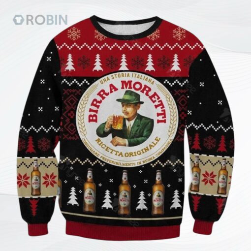 Birra Moretti Ricetta Originale Beer Chritsmas Ugly Christmas Sweater