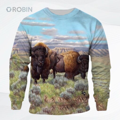 Bison Tth Nby Ugly Christmas Sweater, Sweatshirt
