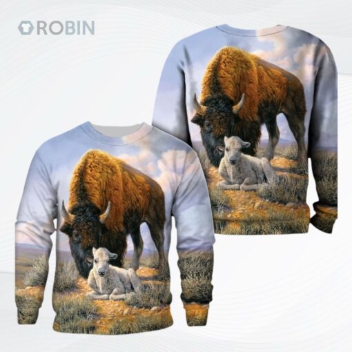 Bison Tth Nvm Ugly Christmas Sweater, Sweatshirt