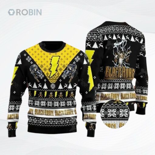 Black Adam Ugly Christmas Sweater, Sweatshirt