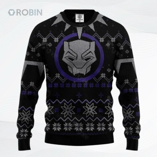 Black Panther Walanda Ugly Christmas Sweater