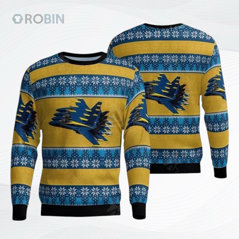 Blue Angels Ugly Christmas Sweater Blue Angels Ugly Christmas Sweater