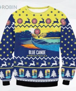 Blue Canoe American Pale Ale Ugly Christmas Sweater