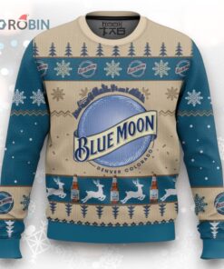 Blue Moon Christmas Ugly Christmas Sweater Special Gift For Xmas