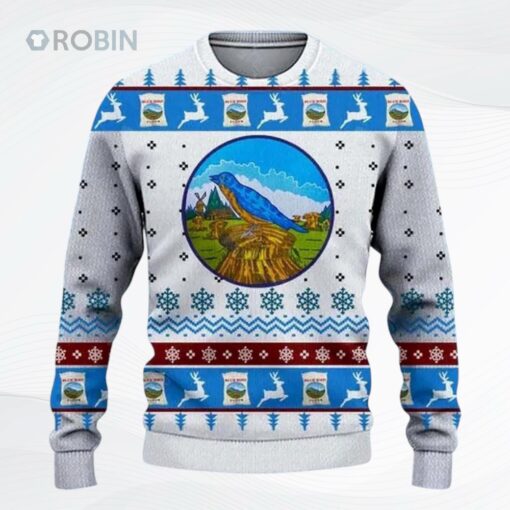 Bluebird Flour Native American Ugly Christmas Sweater