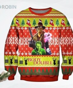 Body Double Movie All Over Printed Ugly Christmas Sweater