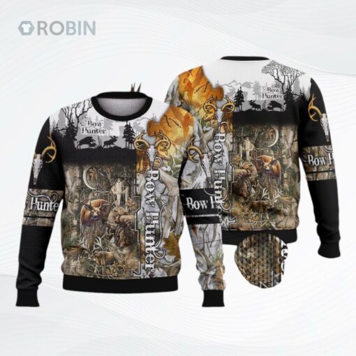 Bow Hunter Ugly Christmas Sweater