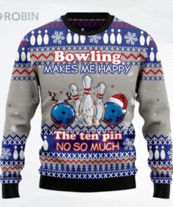 Bowling Merry Christmas Ugly Christmas Sweater, Sweatshirt