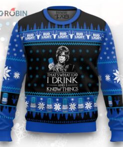 Bud Light Drink Know Things Ugly Christmas Sweater