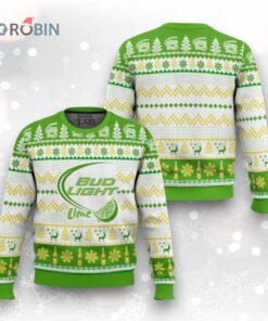 Bud Light Lime Ugly Christmas Sweater