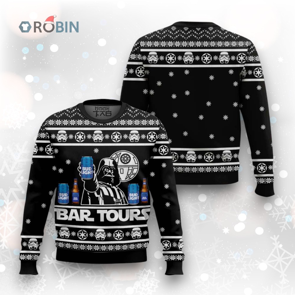 Bud Light Star Wars Ugly Christmas Sweater Bud Light Star Wars Ugly Christmas Sweater
