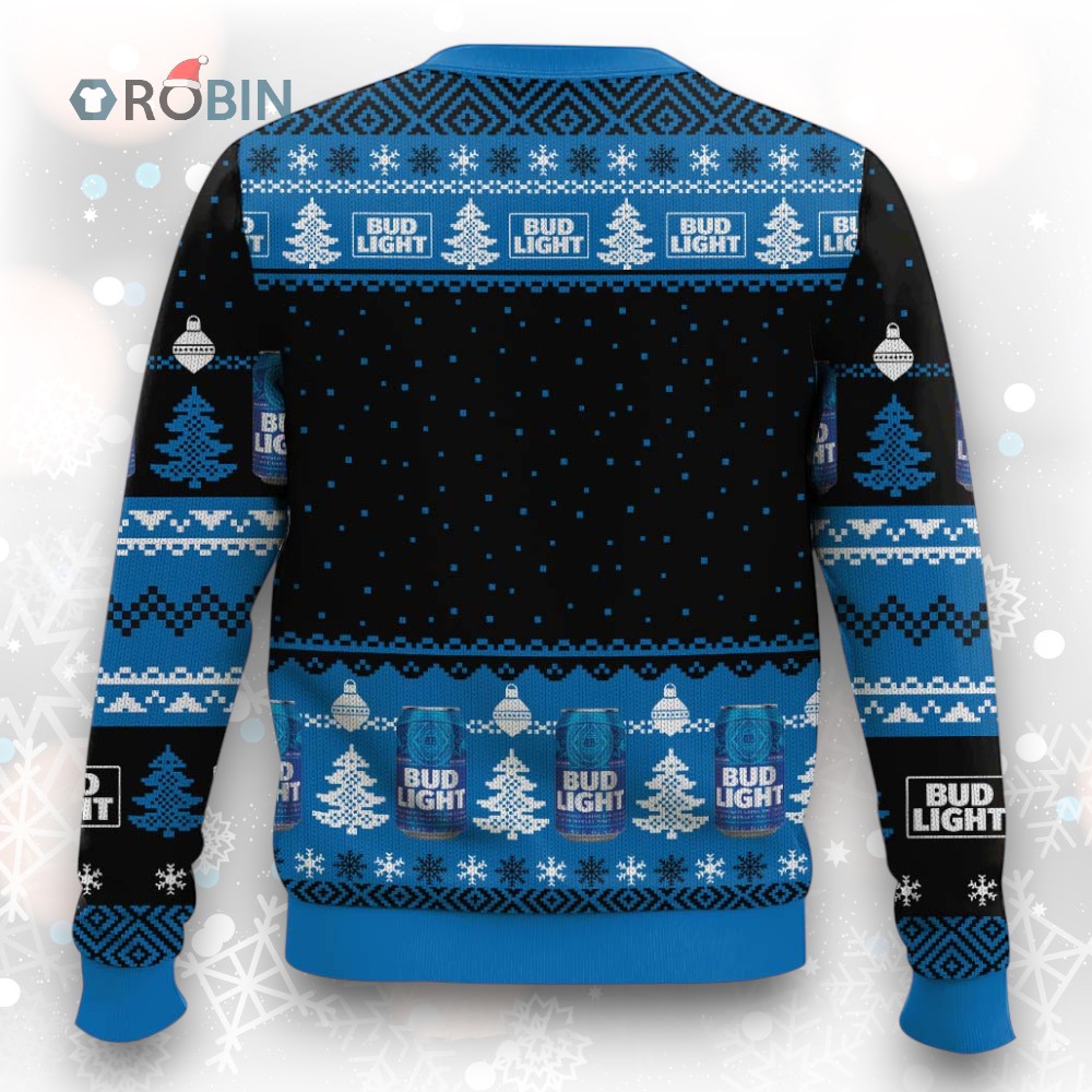 Bud Light Yoda Christmas Ugly Christmas Sweater Bud Light Yoda Christmas Ugly Christmas Sweater