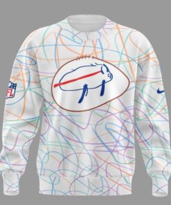 Buffalo Bills Sweatshirt, Sweater Designed By Patients At Buffalo’s Oishei Children’s Hospital, Bills Gifts for Fans