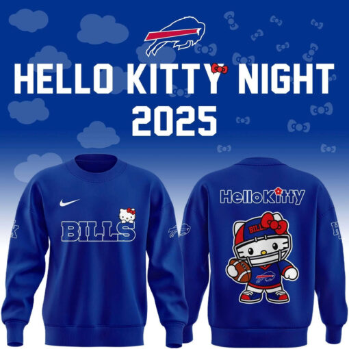Buffalo Bills x Hello Kitty Sweatshirt, Bills Unique Gifts