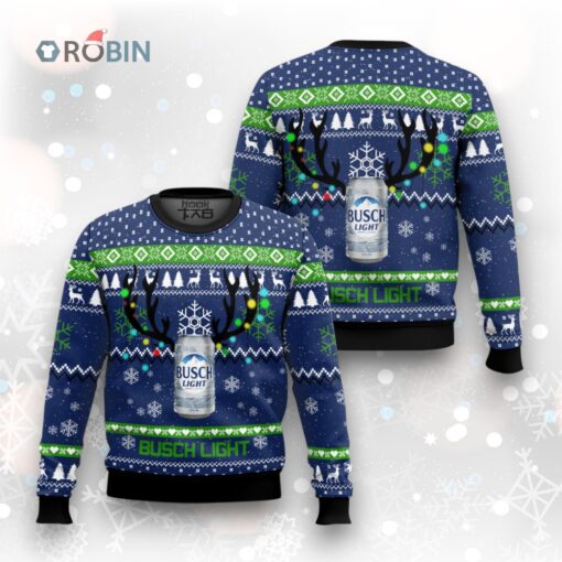 Busch Light Ugly Christmas Sweater