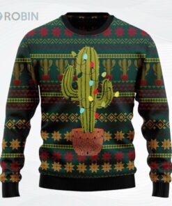 Cactus Christmas Ugly Christmas Sweater, Sweatshirt Cactus Christmas Ugly Christmas Sweater, Sweatshirt
