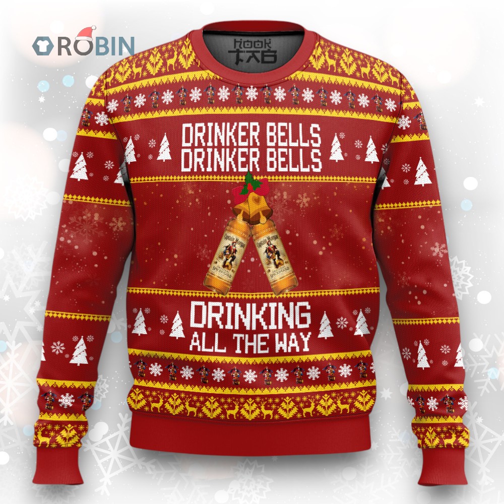 Captain Morgan Drinker Bells Ugly Christmas Sweater – Perfect Gift for Christmas Day! Captain Morgan Drinker Bells Ugly Christmas Sweater – Perfect Gift for Christmas Day!