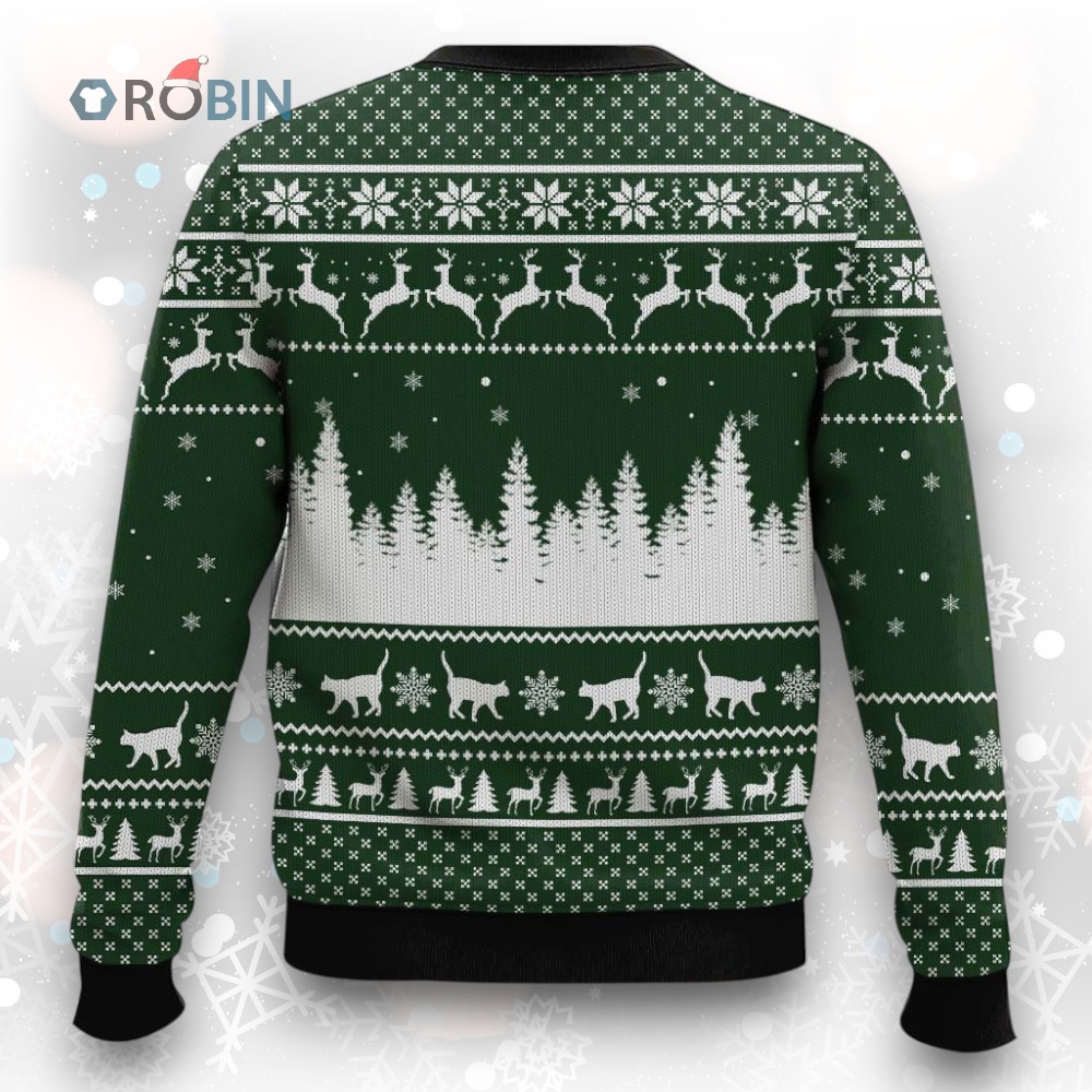 Cat Pew Pew Ugly Christmas Sweater Fun Holiday Pajama Gift for Cat Lovers Cat Pew Pew Ugly Christmas Sweater Fun Holiday Pajama Gift for Cat Lovers