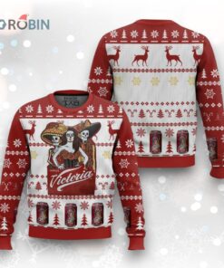 Cerveza Victoria Mexican Beer Ugly Christmas Sweater