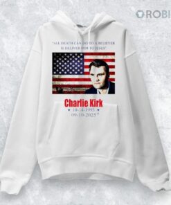 Charlie Kirk All Death Can Do To The Believer Is Deliver Him To Jesus Flag Shirt