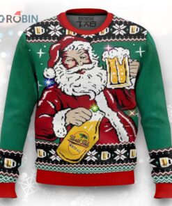 Cheers to Santa and beer! Christmas Ugly Christmas Sweater