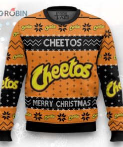 Cheetos Snack Brand Ugly Christmas Sweater