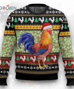 Chicken Cluck ry Christmas Ugly Christmas Sweater