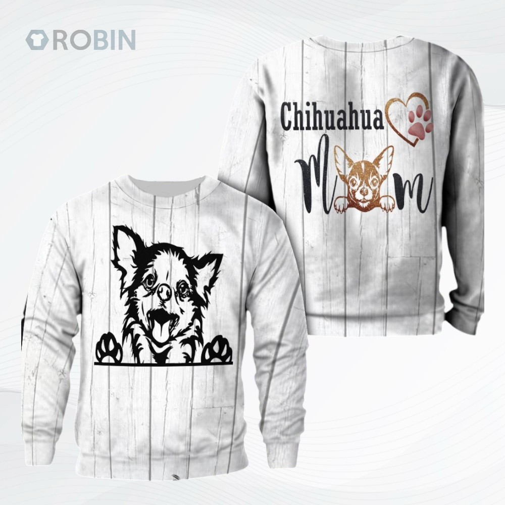 Chihuahua Ntqj Dtm All Over Printed Ugly Christmas Sweater Chihuahua Ntqj Dtm All Over Printed Ugly Christmas Sweater