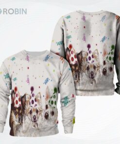 Chihuahua Ntqj Dtm All Over Printed Ugly Christmas Sweater Chihuahua Ntqj Dtm All Over Printed Ugly Christmas Sweater