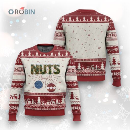 Christmas Couples Ugly Christmas Sweater Chestnuts Xmas Matching Family Funny Nuts