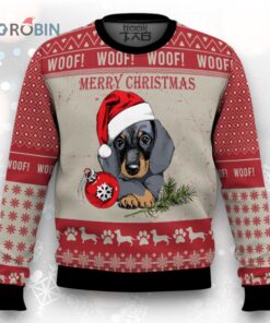 Christmas Dachshund Dog Ugly Christmas Sweater