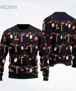 Christmas Saxophone Ugly Christmas Sweater